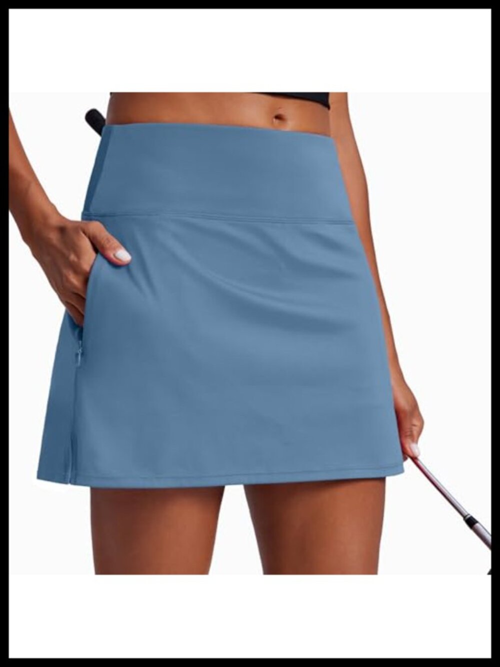 Women's High Waisted Golf Skorts with Pockets Quick Dry Athletic Tennis Skirt